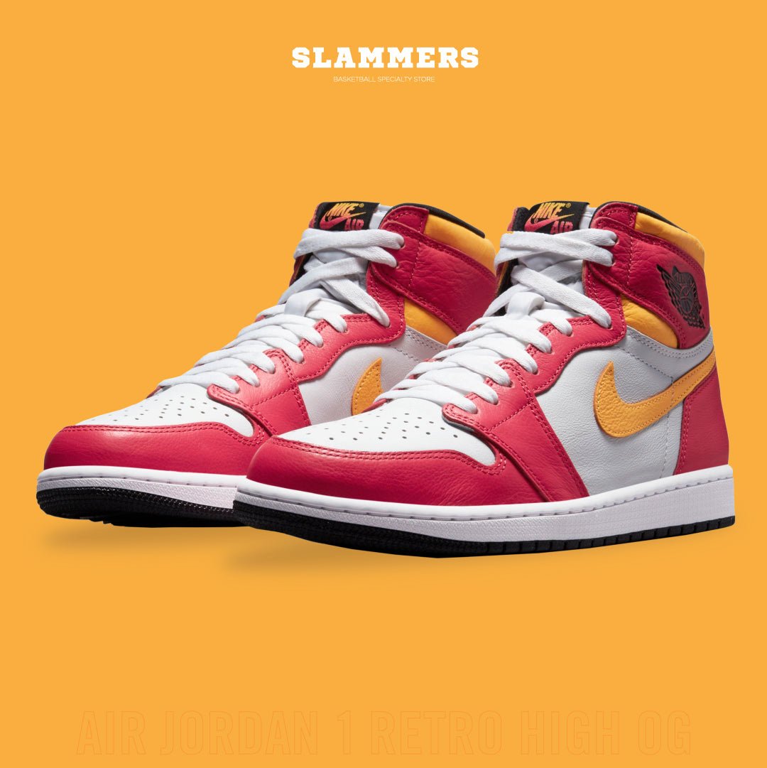 NIKE AIR JORDAN 1 RETRO HIGH OG “LIGHT FUSION RED”