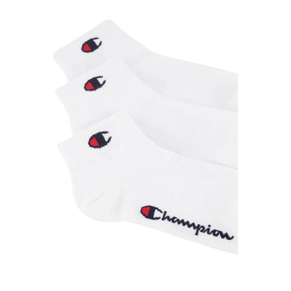 CHAMPION 3PK QUARTER SOCKS ถุงเท้าแพ็ก 3 คู่สำหรับผู้ชายและผู้หญิง - Rev Online