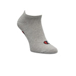 CHAMPION 3PK SNEAKER SOCKS ถุงเท้าแพ็ก 3 คู่สำหรับผู้ชายและผู้หญิง - Rev Online