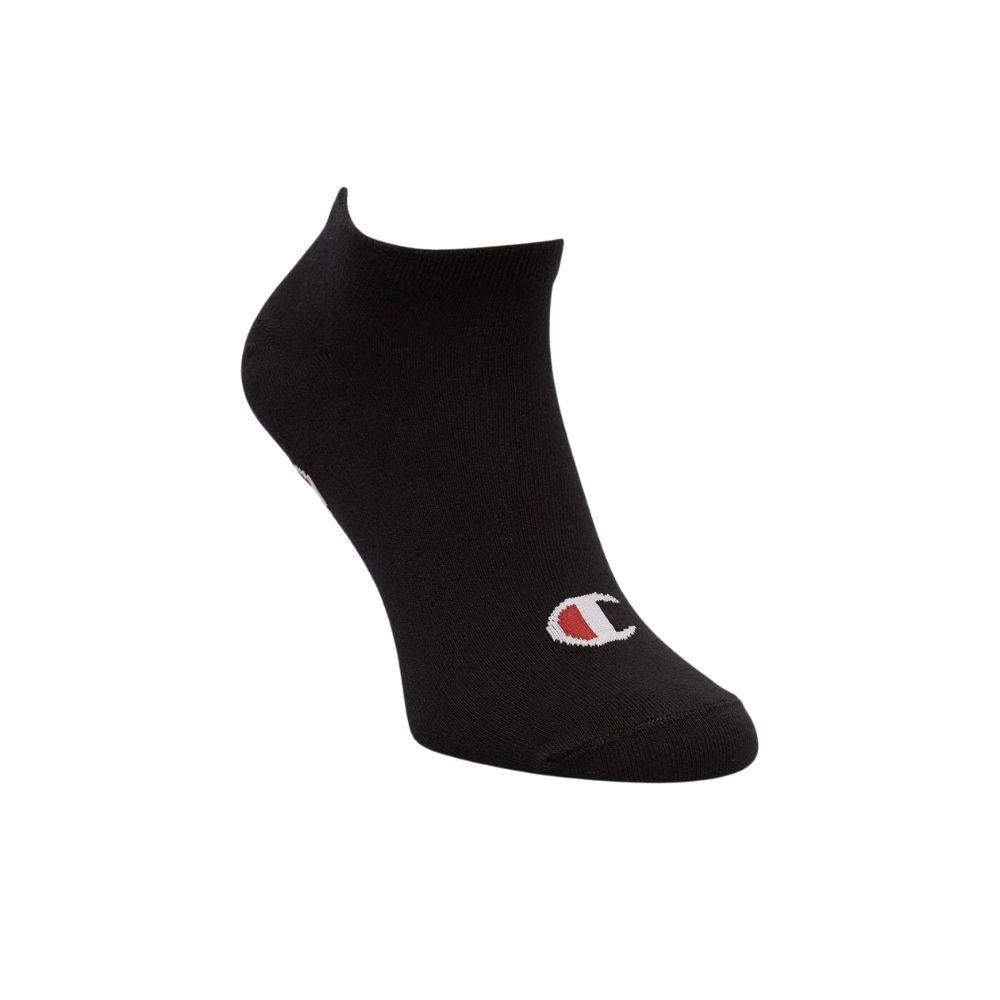 CHAMPION 3PK SNEAKER SOCKS ถุงเท้าแพ็ก 3 คู่สำหรับผู้ชายและผู้หญิง - Rev Online