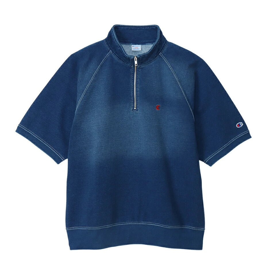 CHAMPION - S/S RAGLAN HALF ZIP TEE Men - Rev Online