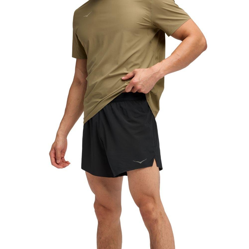 HOKA GLIDE 5INCH SHORT W/ BRIEF กางเกงวิ่งผู้ชาย - Rev Online