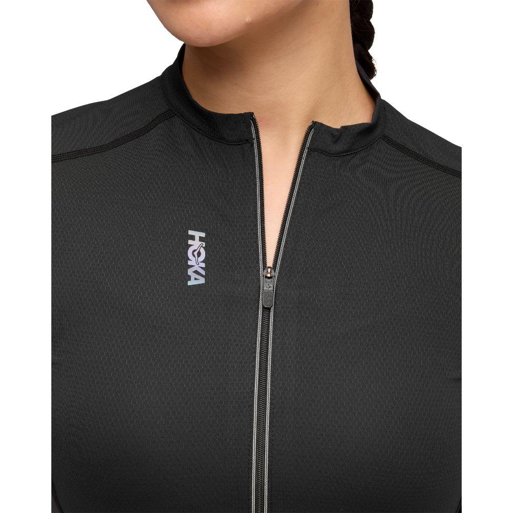 HOKA SKYBREEZE SHORT SLEEVE ZIP เสื้อวิ่งแขนสั้นผู้หญิง - Rev Online