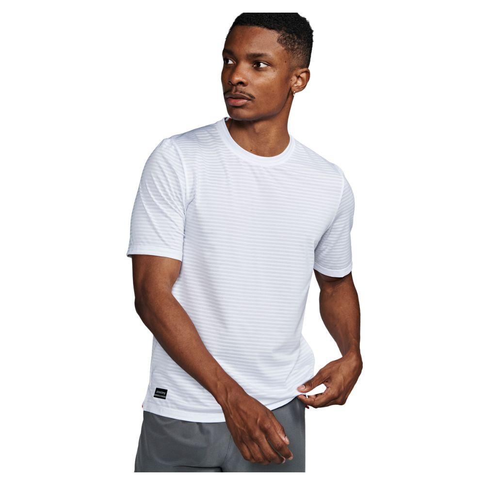 SAUCONY KINVARA SHORT SLEEVE เสื้อวิ่งแขนสั้นผู้ชาย - Rev Online