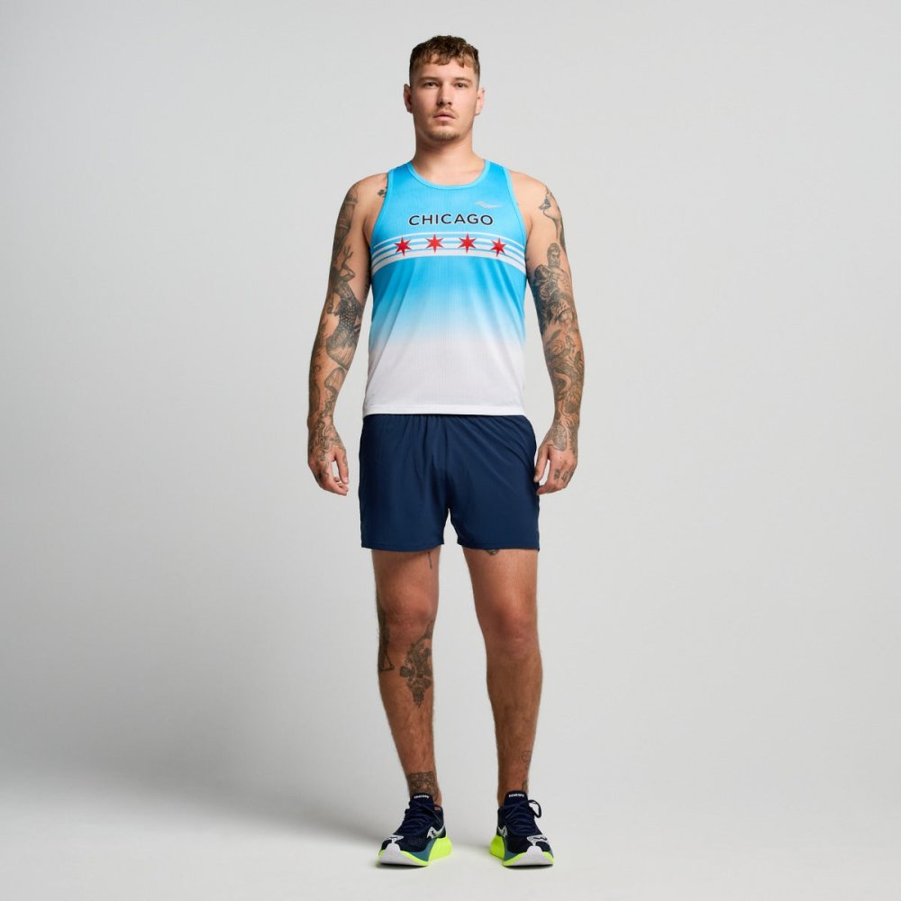 SAUCONY - STOPWATCH GRAPHIC SINGLET Men - Rev Online