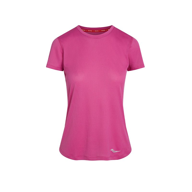 SAUCONY - STOPWATCH SHORT SLEEVE Women - Rev Online